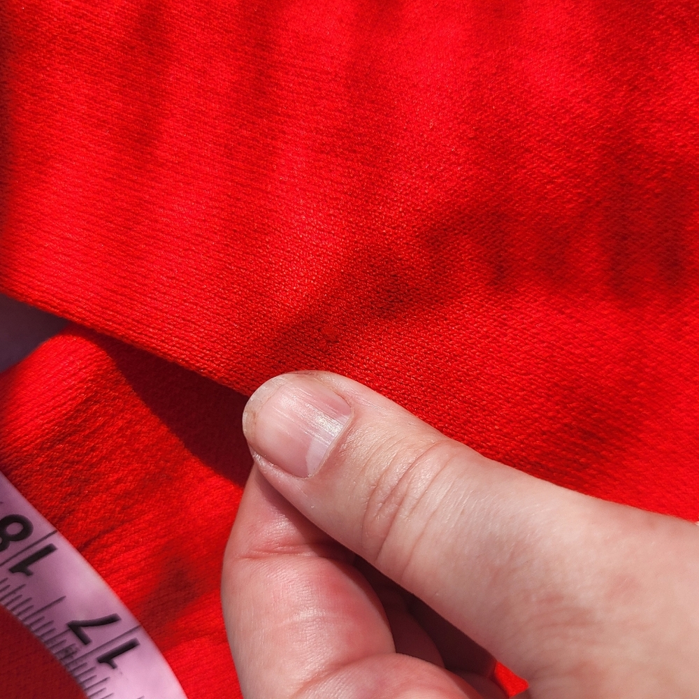Pre-owned Sandro Paris Aiden Color Block Zip Cardigan Sweater in Red & Blue Sz 3 - Picture 10 of 15